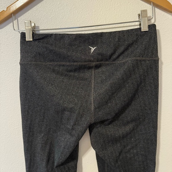 Old Navy Go-Dry Mid Rise Herringbone Leggings Charcoal Gray-Small - Picture 5 of 7
